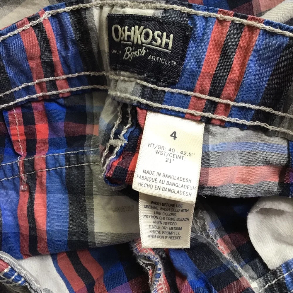 OshKosh Boys Bottom Bundle of 2 Shorts Track Pants size 4